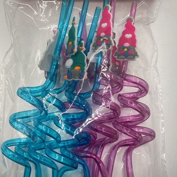 Set of 10 Gnome Straws - Picture 2 of 2